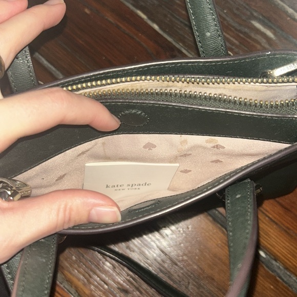 Kate Spade dark green bag - Picture 6 of 7